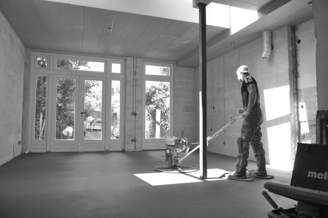 Cementdekvloer leggen